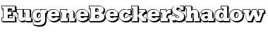 Download EugeneBeckerShadow-ExtraBold Regular Font Title Preview