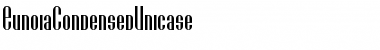 Download EunoiaCondensedUnicase Regular Font Title Preview