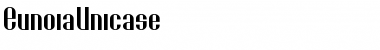 Download EunoiaUnicase Regular Font Title Preview