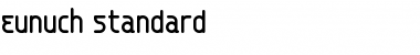 Download Eunuch Standard Font Title Preview