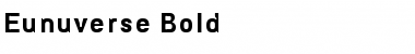 Download Eunuverse Bold Font Title Preview