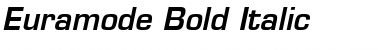 Download Euramode Bold Italic Regular Font Title Preview