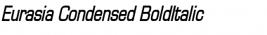 Download Eurasia Condensed BoldItalic Font Title Preview
