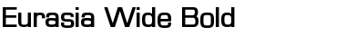 Download Eurasia Wide Bold Font Title Preview