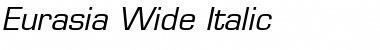 Download Eurasia Wide Italic Font Title Preview