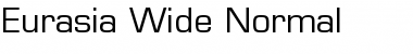 Download Eurasia Wide Normal Font Title Preview
