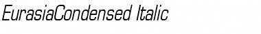 Download EurasiaCondensed Italic Font Title Preview