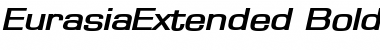 Download EurasiaExtended BoldItalic Font Title Preview