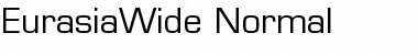 Download EurasiaWide Normal Font Title Preview