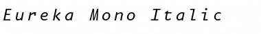 Download Eureka Mono Regular Font Title Preview