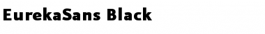 Download EurekaSans-Black Regular Font Title Preview