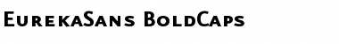 Download EurekaSans-BoldCaps Regular Font Title Preview