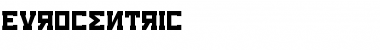 Download Eurocentric Regular Font Title Preview