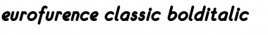 Download eurofurence classic bolditalic Font Title Preview