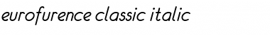Download eurofurence classic italic Font Title Preview
