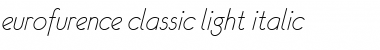 Download eurofurence classic light italic Font Title Preview