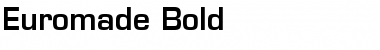 Download Euromade Bold Regular Font Title Preview