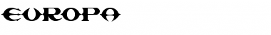 Download Europa Regular Font Title Preview