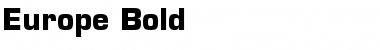 Download Europe Bold Font Title Preview