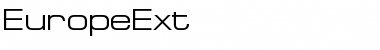 Download EuropeExt Normal Font Title Preview