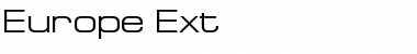 Download Europe_Ext Normal Font Title Preview