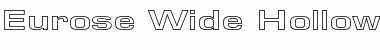 Download Eurose Wide-Hollow Regular Font Title Preview