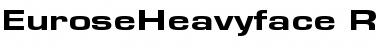 Download EuroseHeavyface Regular Font Title Preview