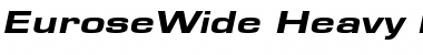 Download EuroseWide Heavy Italic Font Title Preview