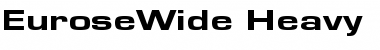 Download EuroseWide Heavy Regular Font Title Preview