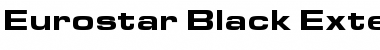 Download Eurostar Black Extended Regular Font Title Preview