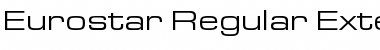 Download Eurostar Regular Extended Regular Font Title Preview