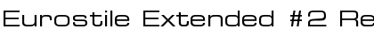 Download Eurostile Extended #2 Regular Font Title Preview