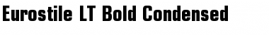 Download Eurostile LT Condensed Bold Font Title Preview
