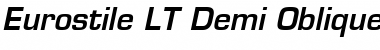 Download Eurostile LT Bold Italic Font Title Preview