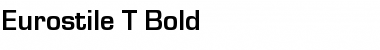 Download Eurostile T Bold Font Title Preview
