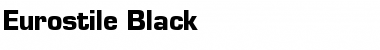 Download Eurostile-Black Regular Font Title Preview