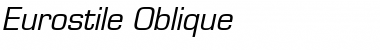 Download Eurostile RomanItalic Font Title Preview