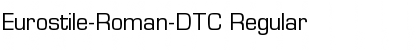 Download Eurostile-Roman-DTC Regular Font Title Preview