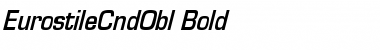 Download EurostileCndObl-Bold Regular Font Title Preview