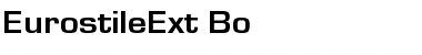 Download EurostileExt-Bo Regular Font Title Preview