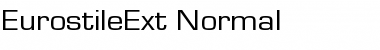 Download EurostileExt-Normal Regular Font Title Preview
