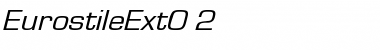 Download EurostileExtO 2 Regular Font Title Preview