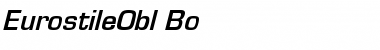 Download EurostileObl-Bo Regular Font Title Preview