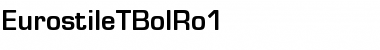 Download EurostileTBolRo1 Regular Font Title Preview