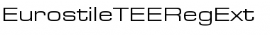 Download EurostileTEERegExt Regular Font Title Preview