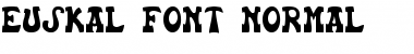 Download Euskal Font Normal Font Title Preview