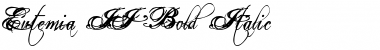 Download Eutemia II Bold Italic Font Title Preview