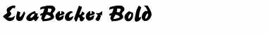 Download EvaBecker Bold Font Title Preview