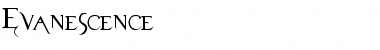 Download Evanescence Regular Font Title Preview