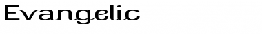 Download Evangelic Medium Font Title Preview